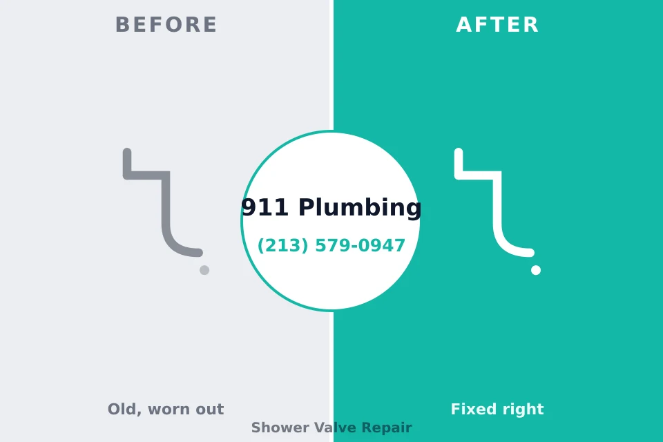 Before and after: plumbing repair Amsterdam, NY
